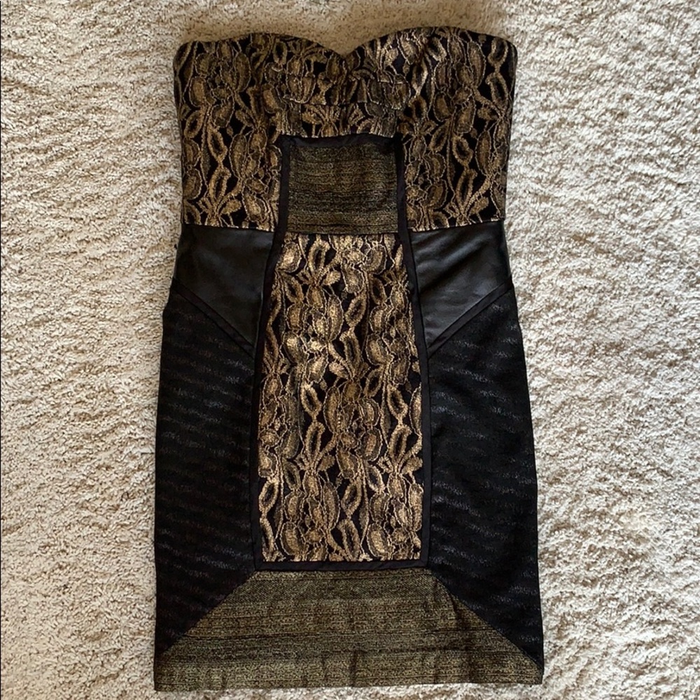 Nicole Miller Strapless Dress